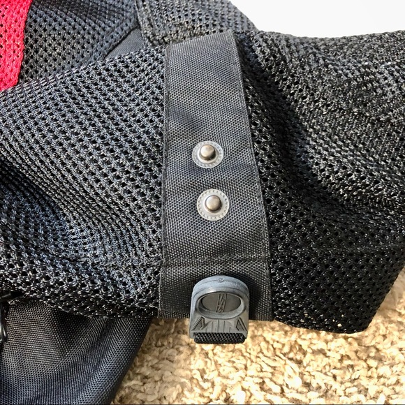 Speed & Strength black, red & white mesh motorcycle jacket w/ waterproof insert - Picture 13 of 15